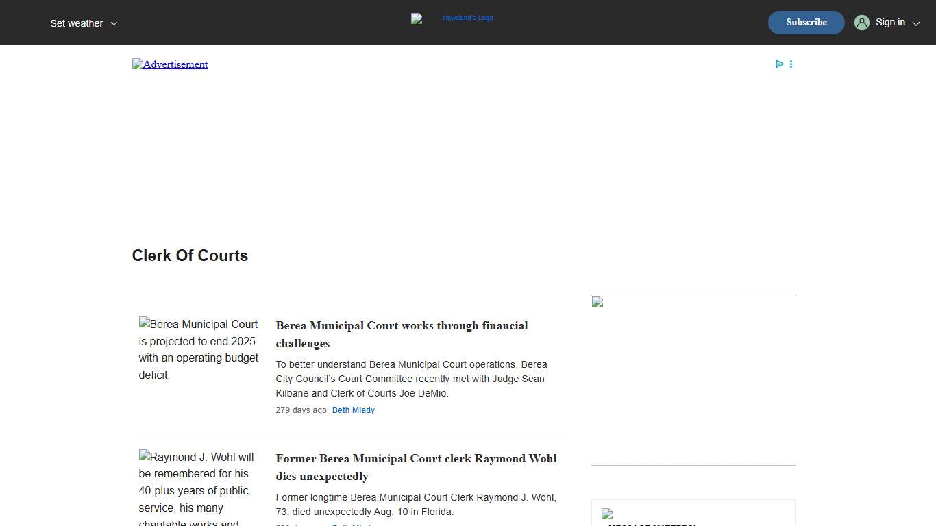clerk of courts - cleveland.com